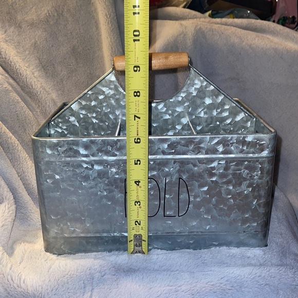 COPY - Rae Dunn Galvanized Utensil Holder “HOLD” NWT - Picture 5 of 5